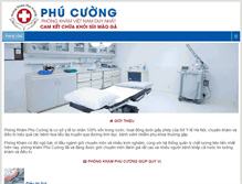 Tablet Screenshot of phongkhamphucuong.com